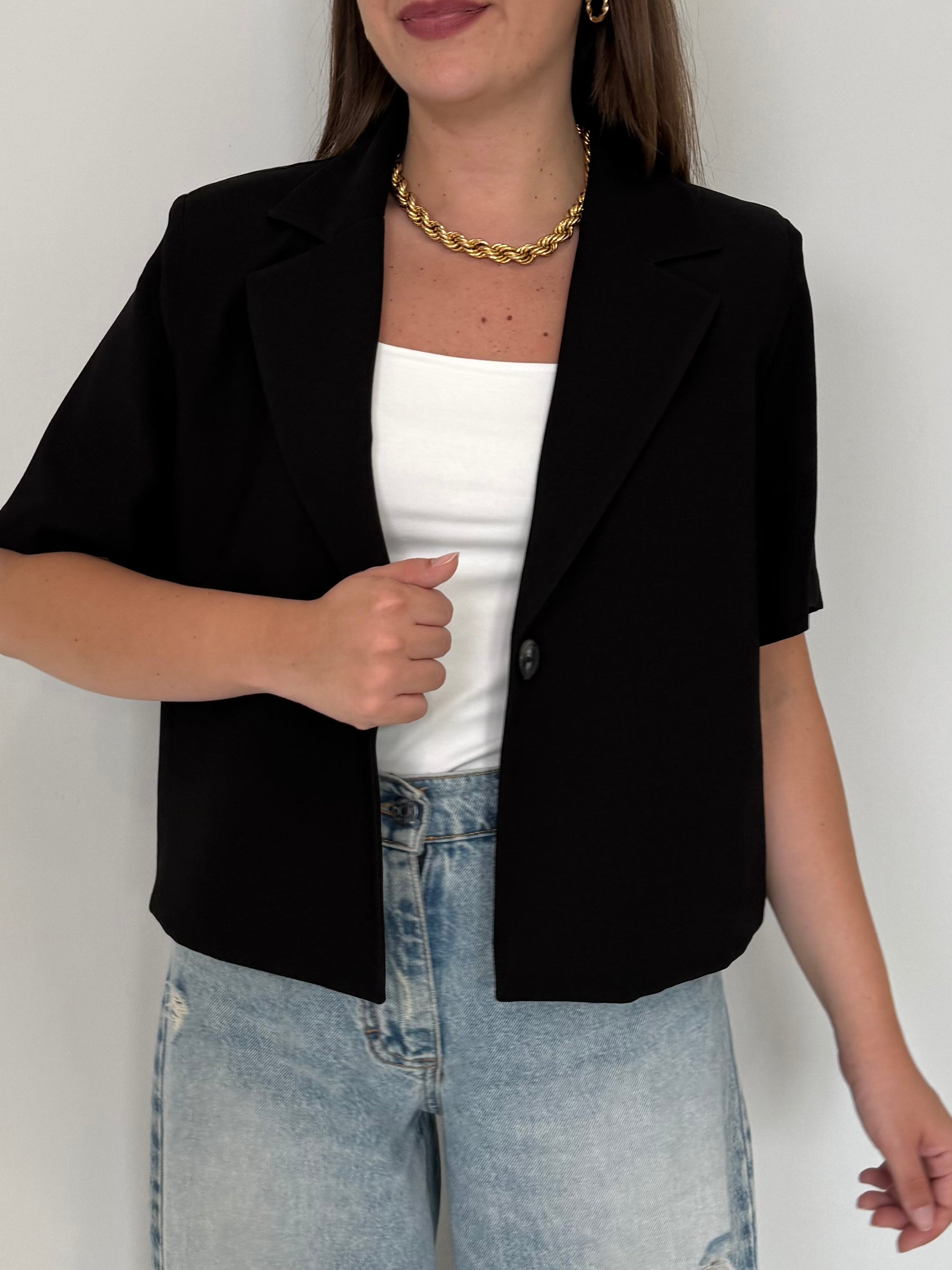 Haveone - Giacca Iris nera