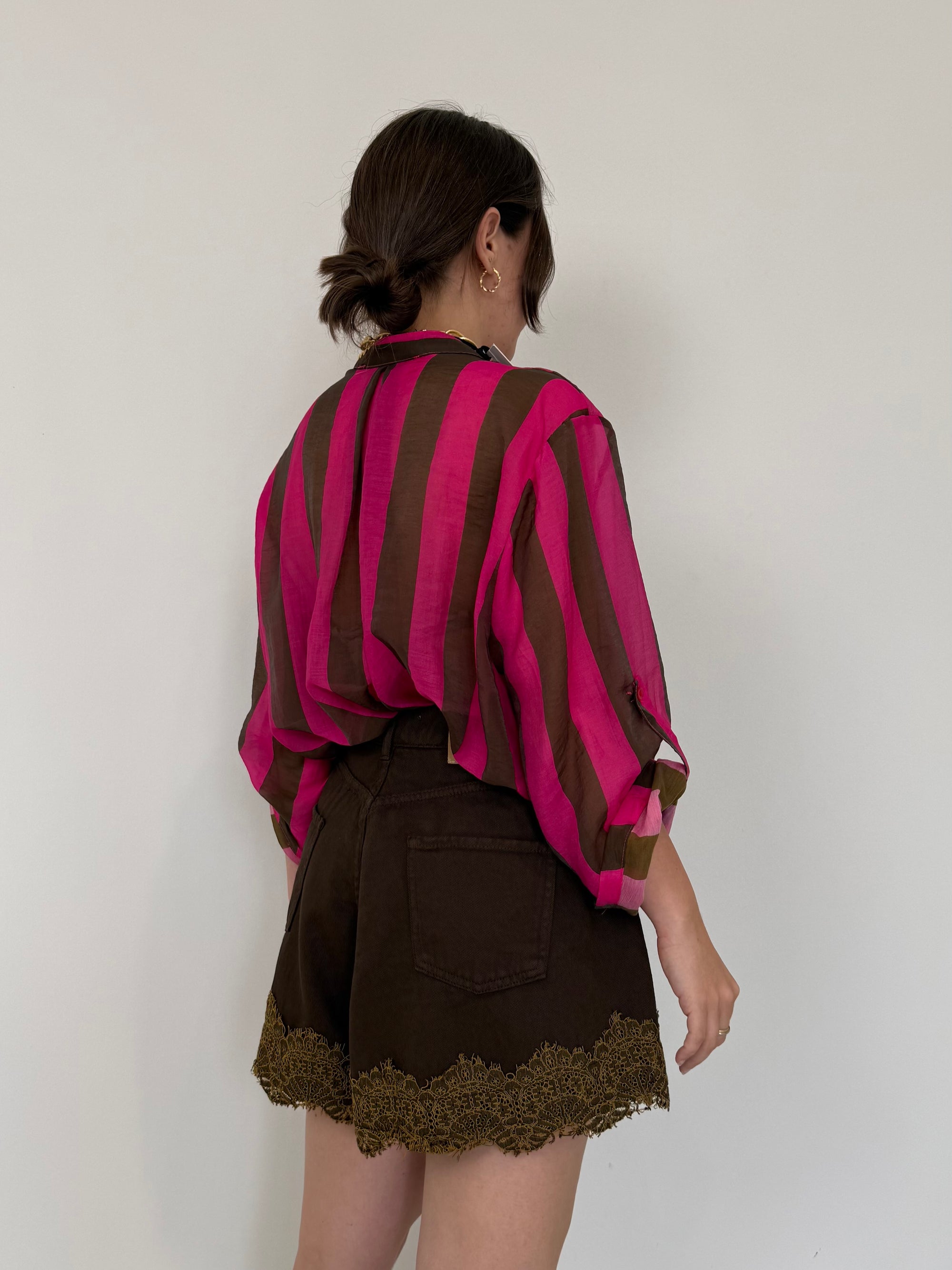 Haveone - Short Ivy farfalla moro con pizzo