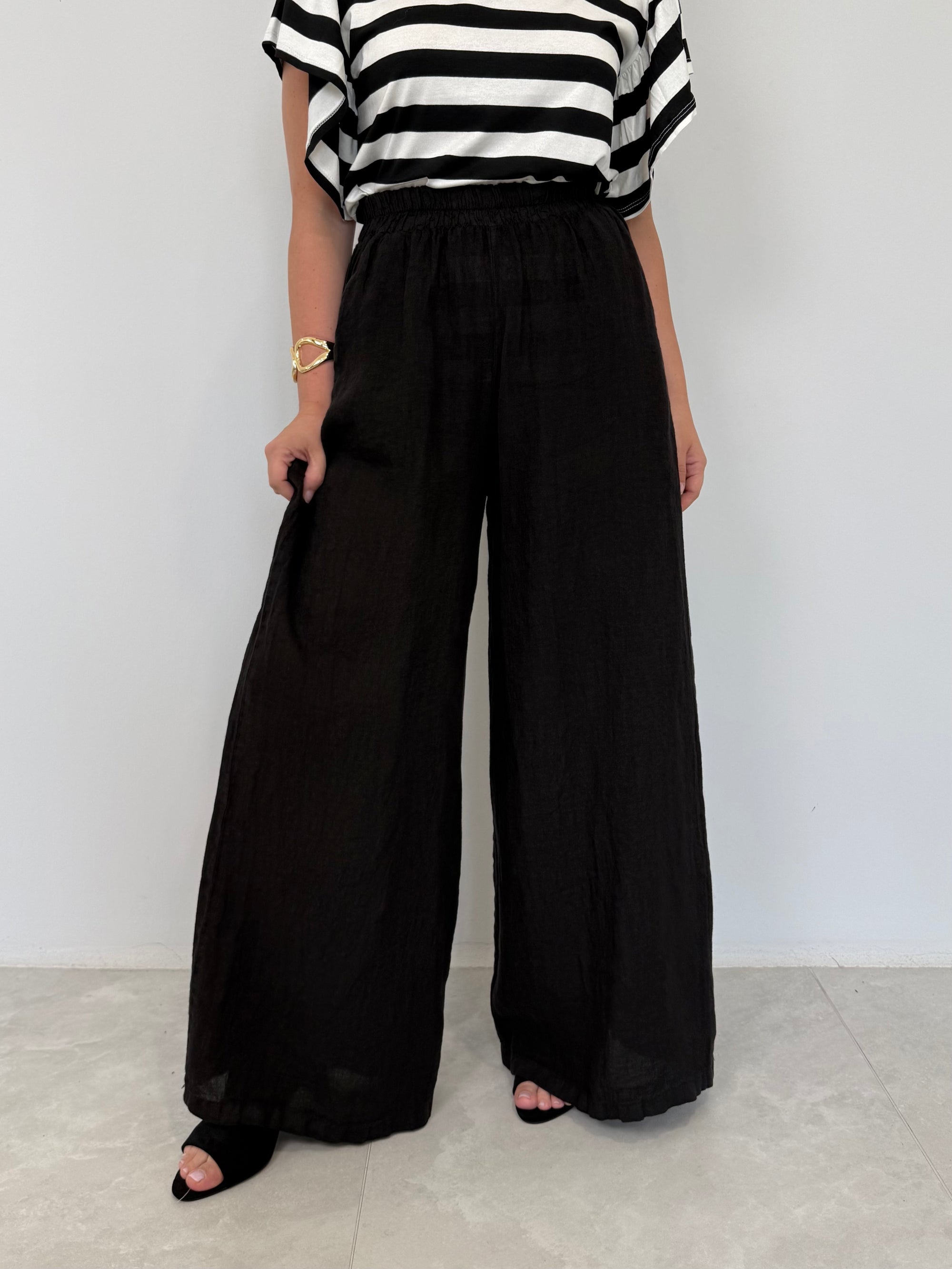 SusyMix - Pantagonna in lino nero