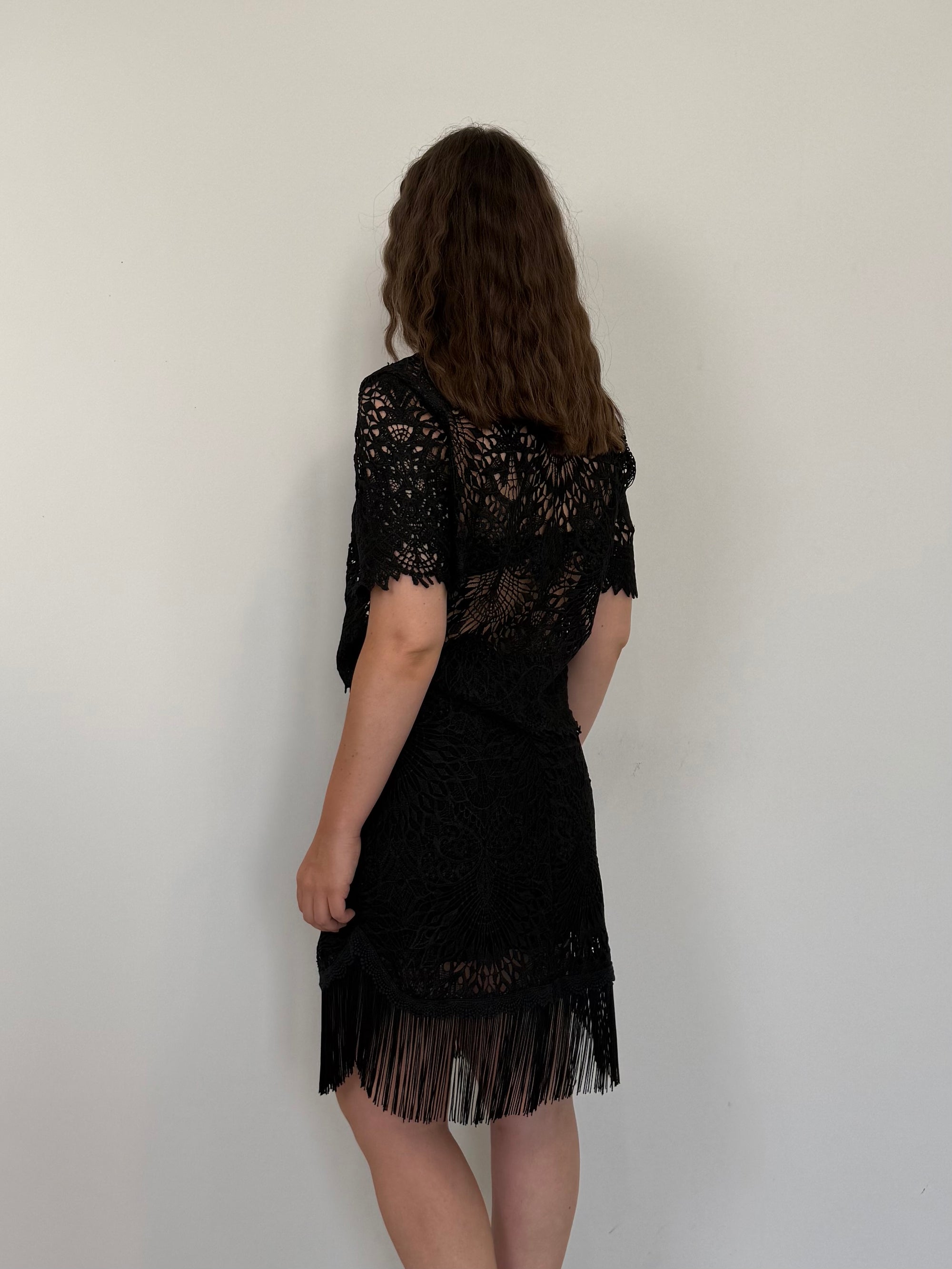 Haveone - Gonna in pizzo con frange