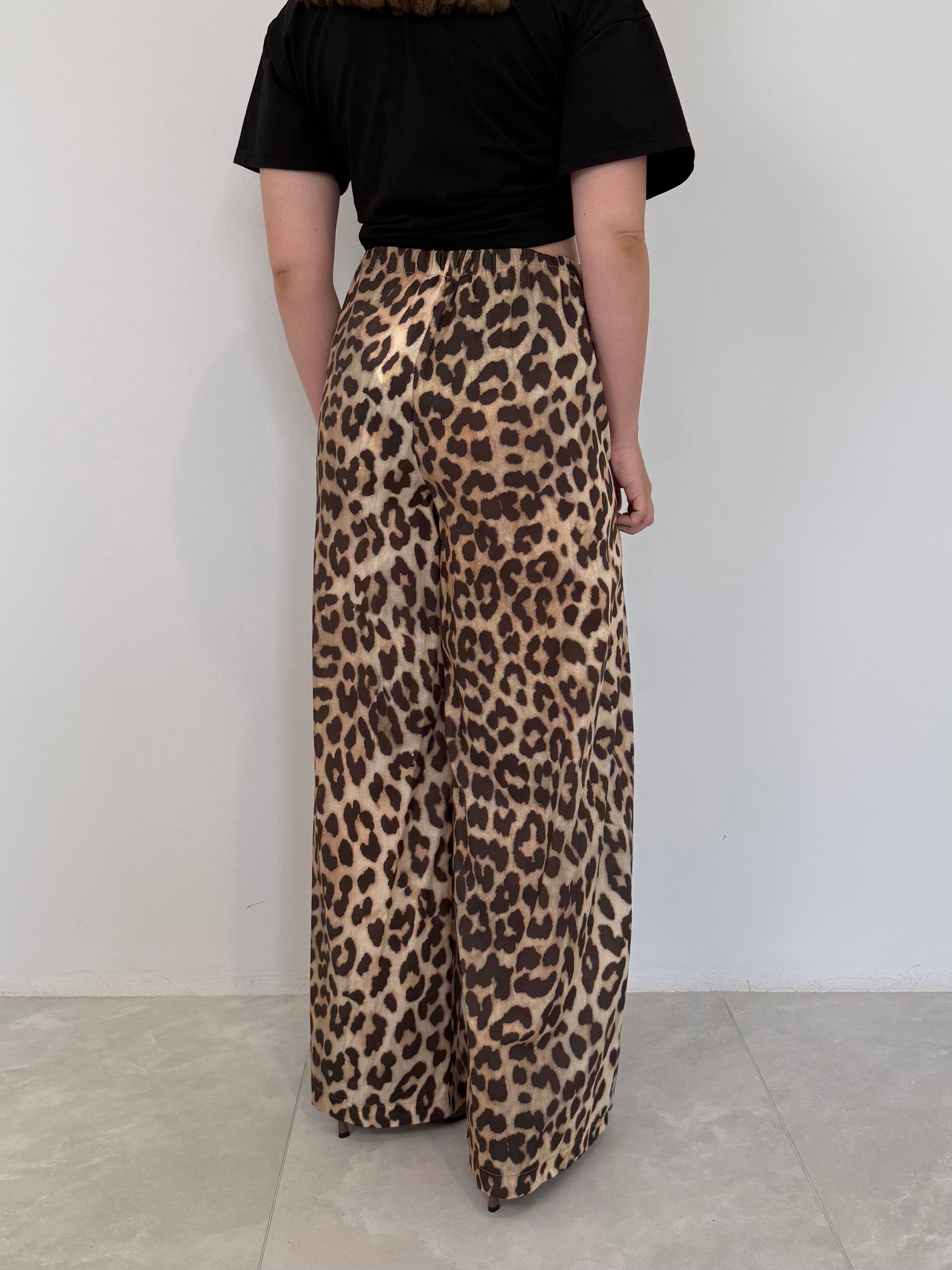 Haveone - Pantalone in cotone maculato