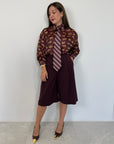 Tensione In - Bermuda con pence bordeaux