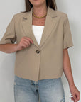 Haveone - Giacca Iris sabbia