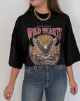 SusyMix - T-shirt over con aquila nera