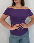 SusyMix - Maglia shiffer viola