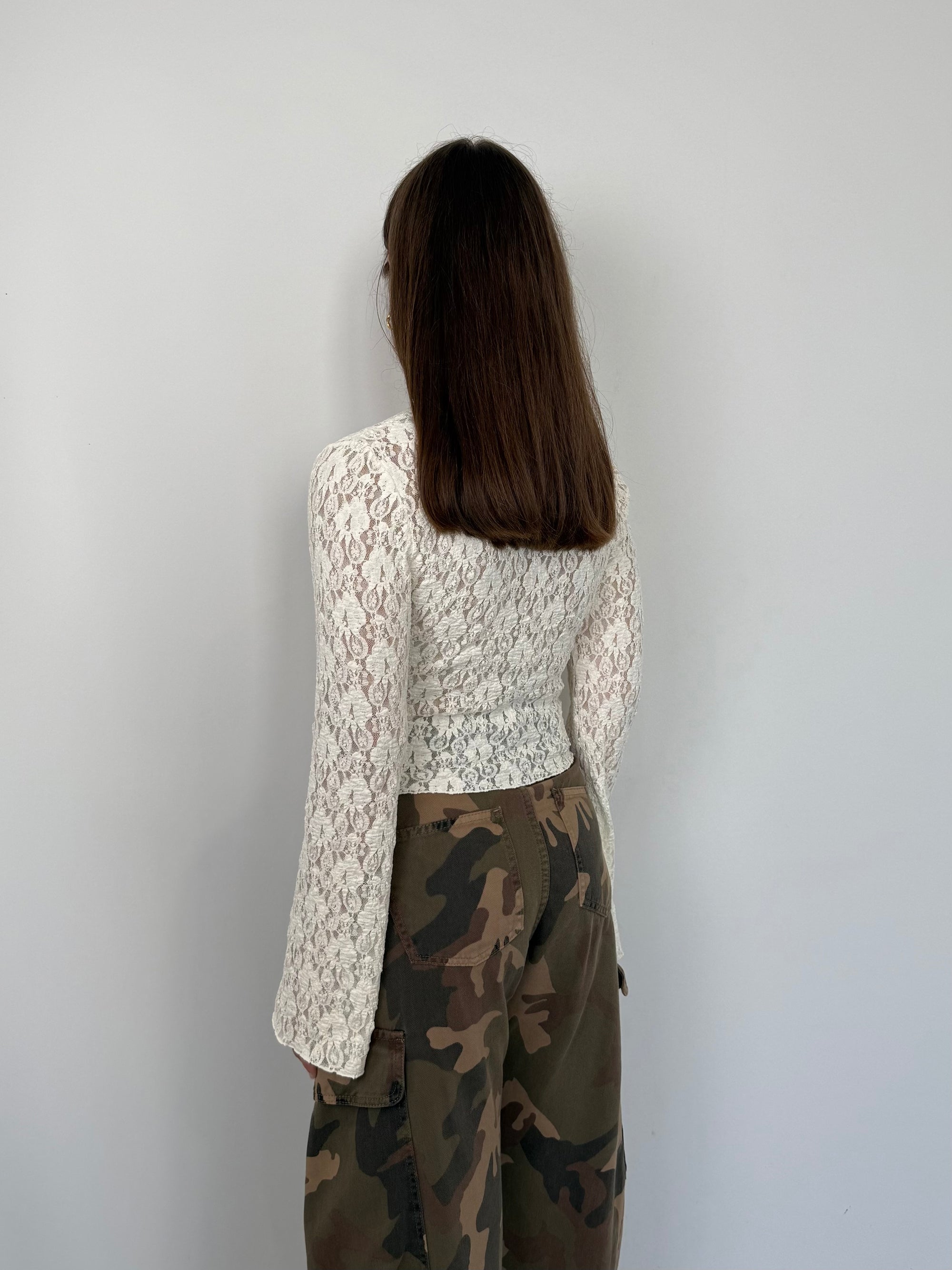 Haveone - Maglia in pizzo