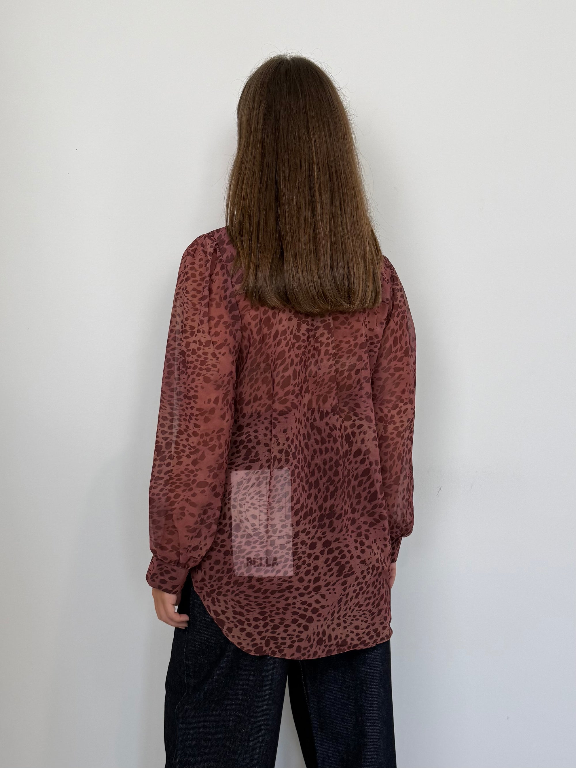 SusyMix - Camicia animalier vino