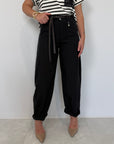SusyMix - Pantalone stellina paracudete nero