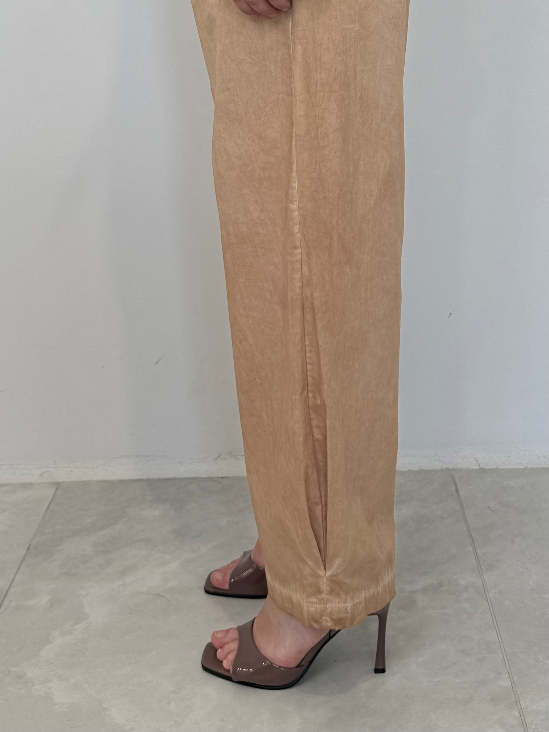 Haveone - Pantalone barrel nocciola