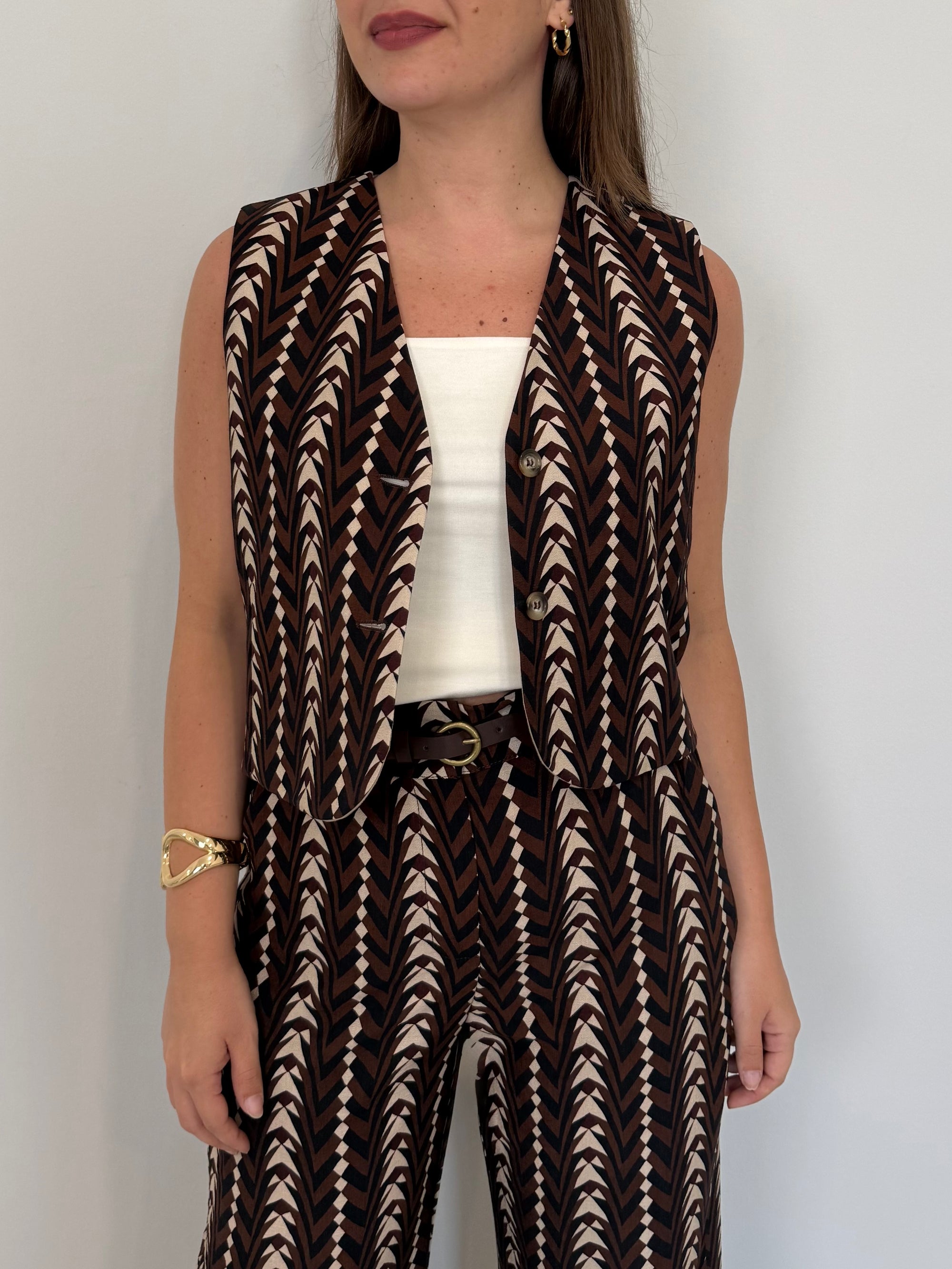 Haveone - Gilet etnico moro