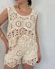 Haveone- Short in macramè
