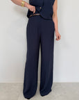 Haveone - Pantalone easy blu