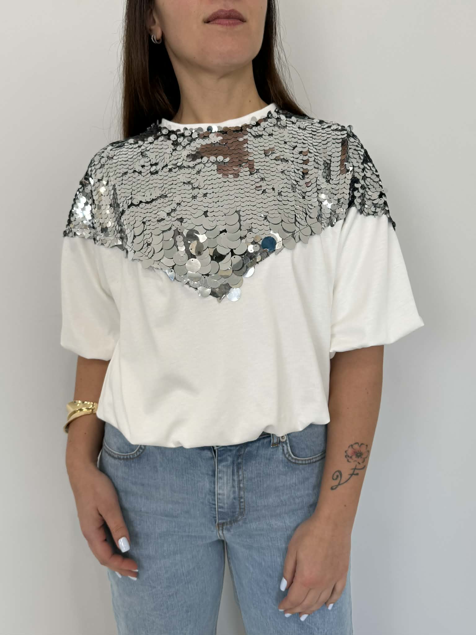Tensione In - T-shirt con paillettes