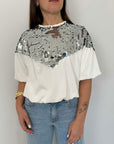 Tensione In - T-shirt con paillettes