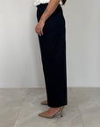 Tensione In - Pantalone in cotone con pence blu