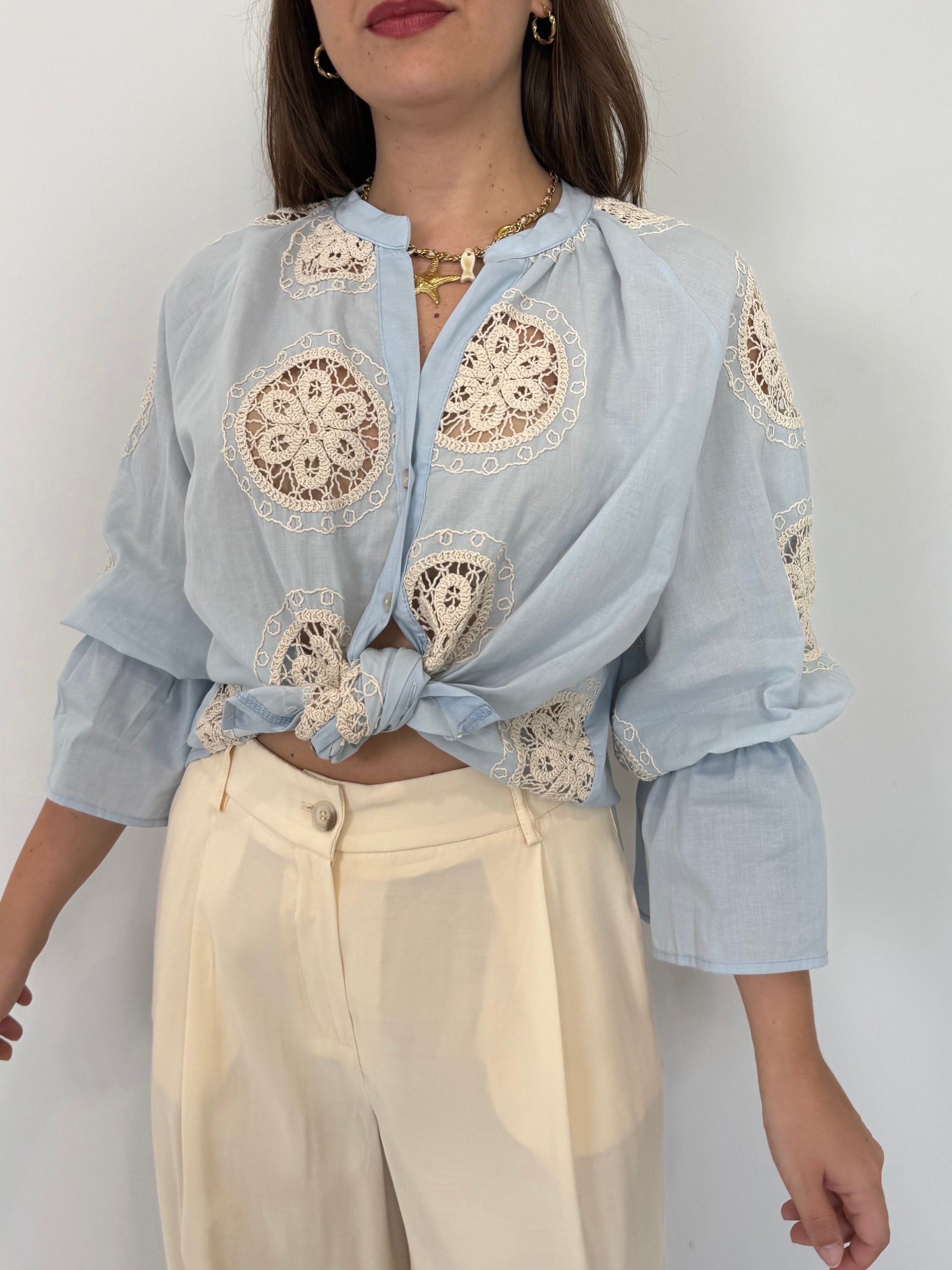 Tensione In - Camicia in sangallo Cefalù