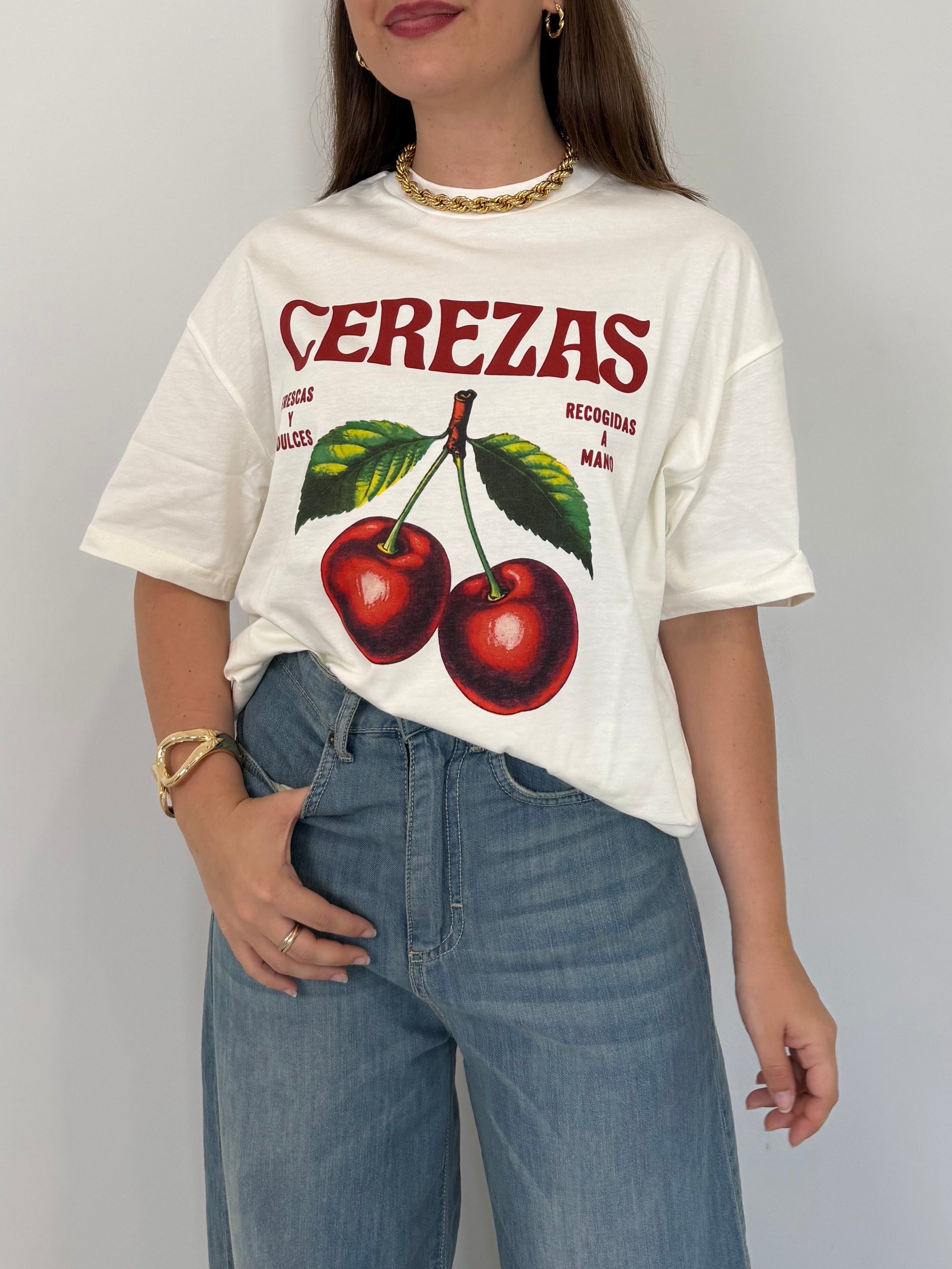 Haveone - T-shirt con ciliegie