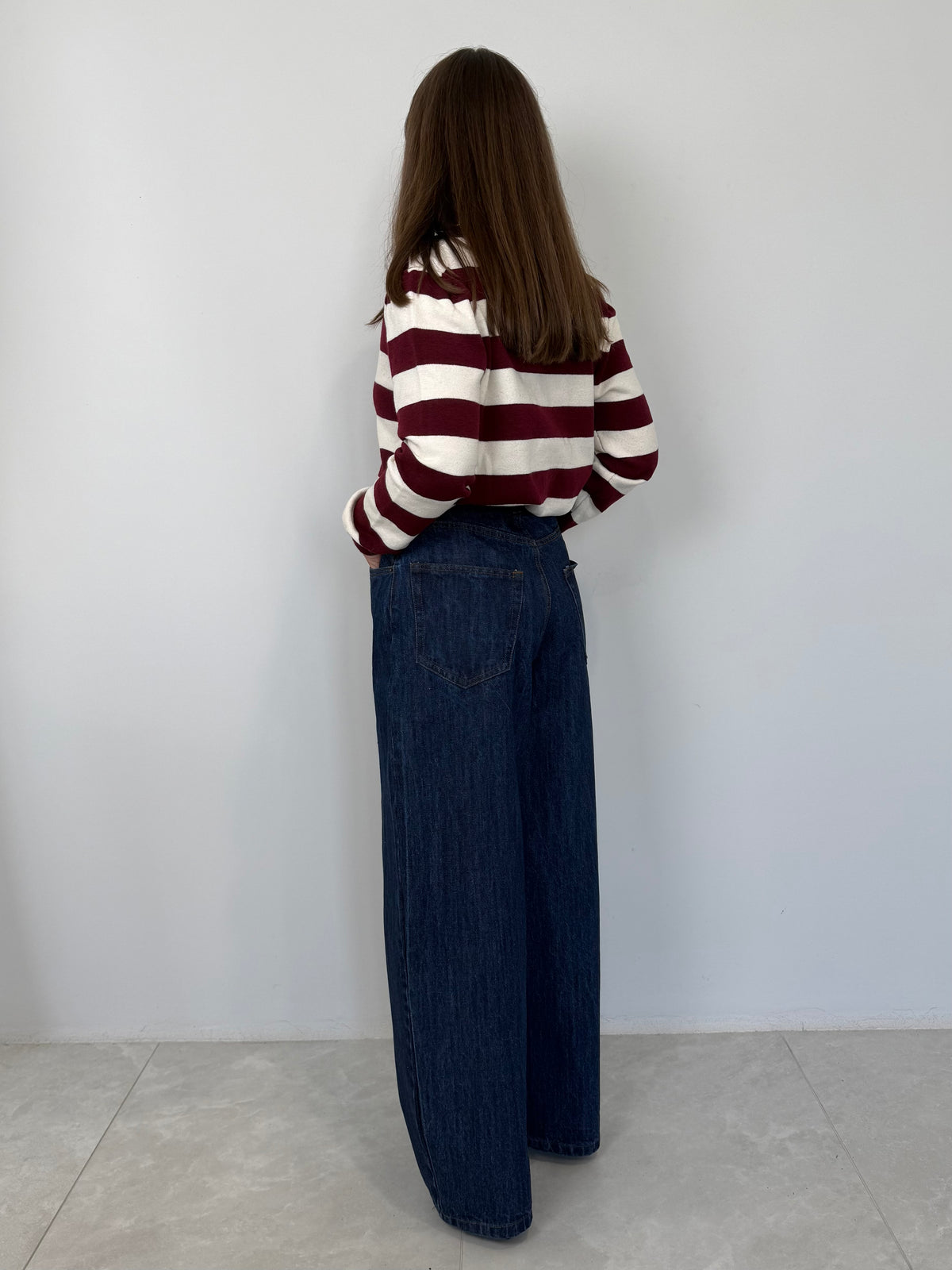 Tensione In - Jeans lavaggio unito con cintura