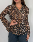 Haveone - Maglia in tulle maculata
