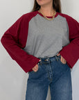 Haveone - Maglia street Bicolor grigia