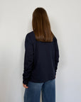 SusyMix - Maglia scatola manica lunga blu