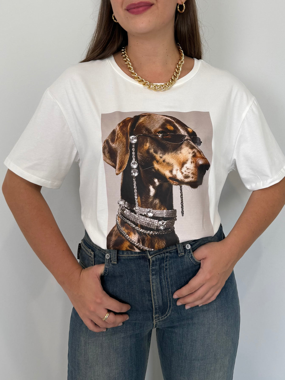 SusyMix - T-shirt bassotto moro