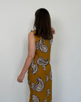 SusyMix - Canotta crop paisley senape
