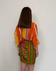 Haveone - Gonna pareo pappagalli verde