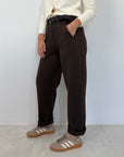 SusyMix - Pantalone punto Milano stellina moro