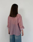 Haveone - Camicia righe fini lilla