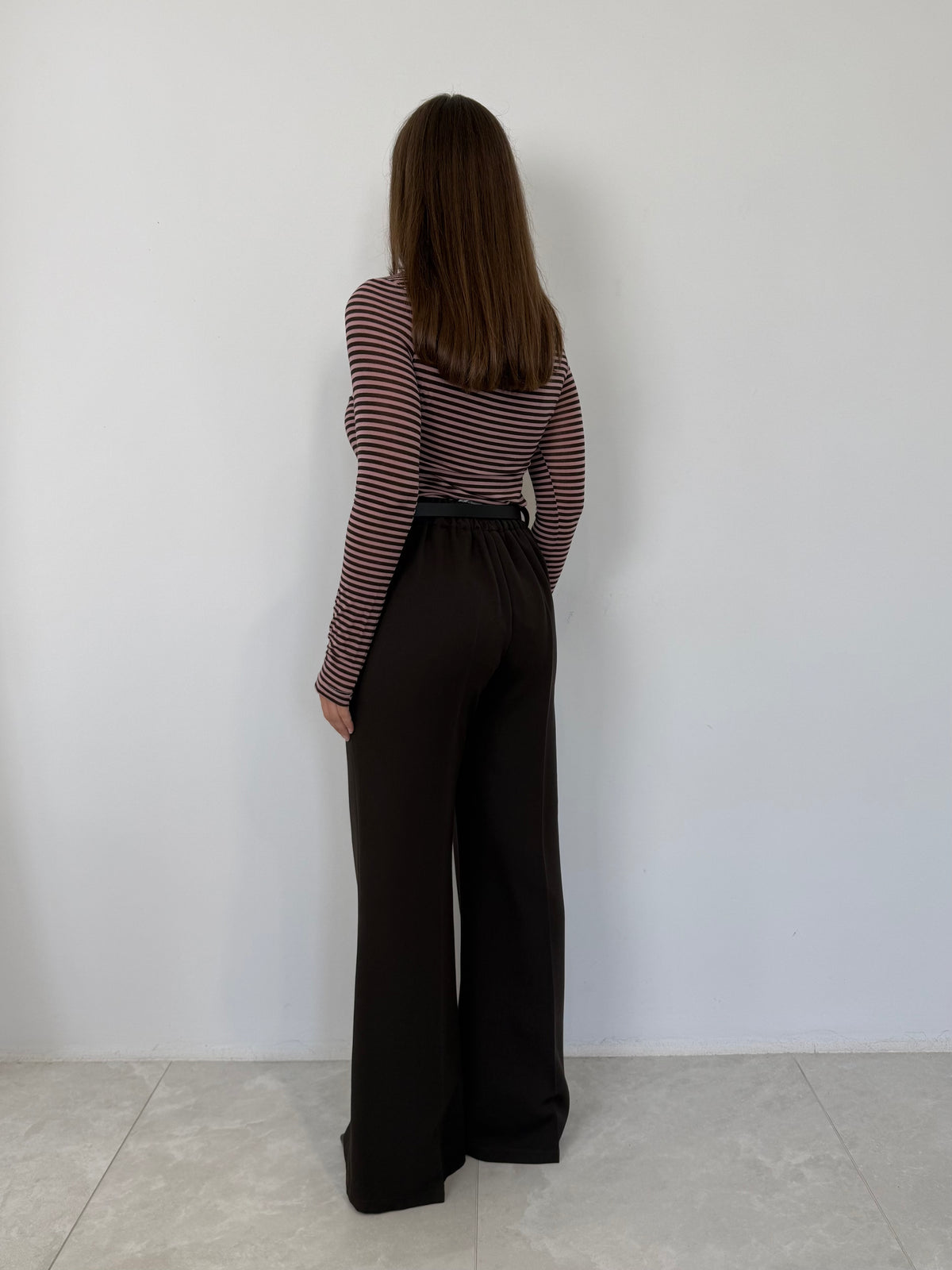 SusyMix - Pantalone flare moro