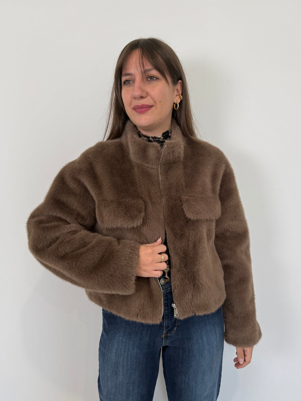 SusyMix - Ecopelliccia morbida beige