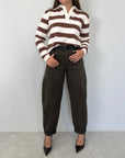 PRE-ORDINE 26/10: SusyMix - Pantalone cuoricino moro