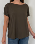 SusyMix - T-shirt con fiocchetti moro