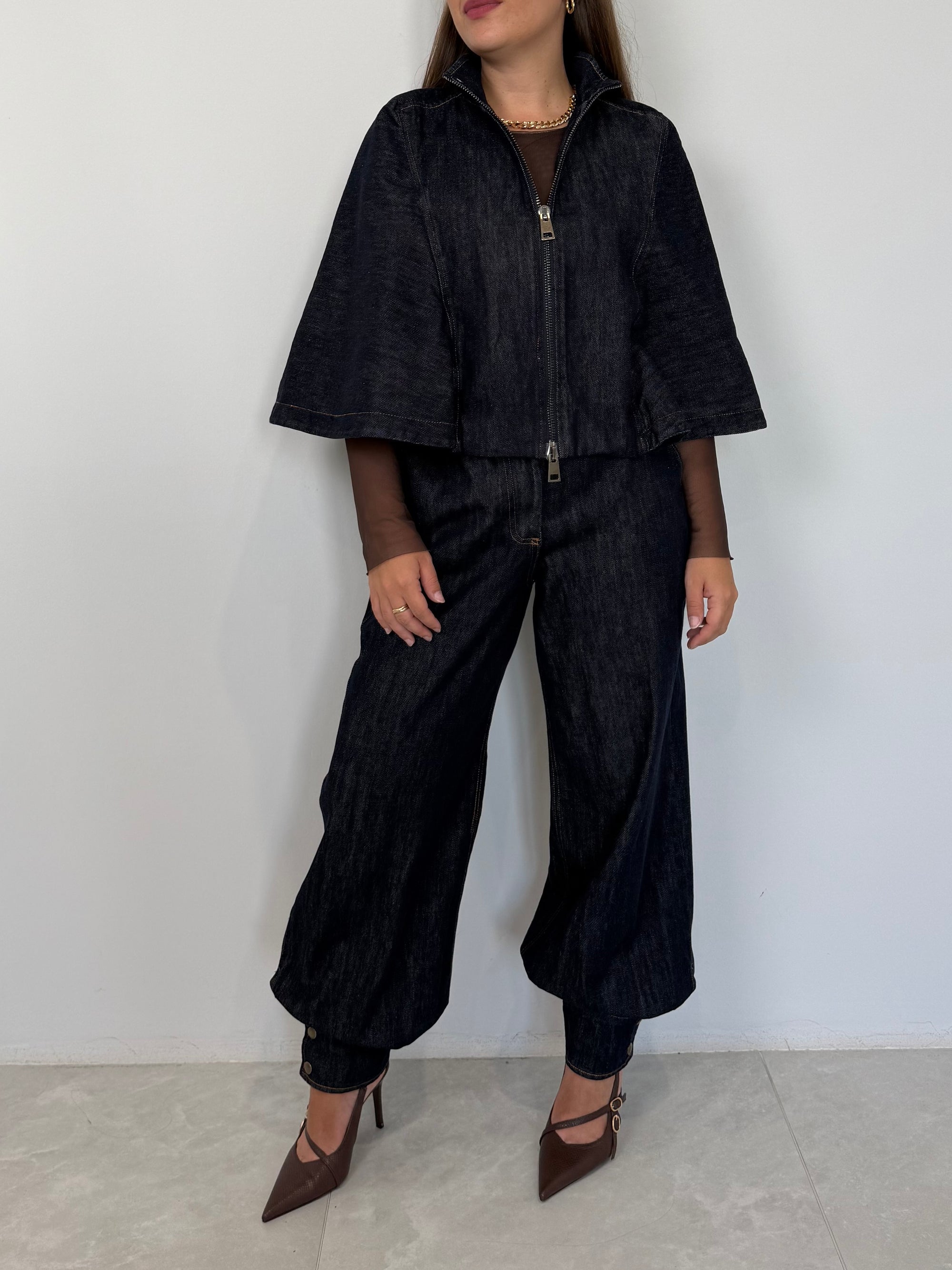 Tensione In - Jeans baloon con polsino