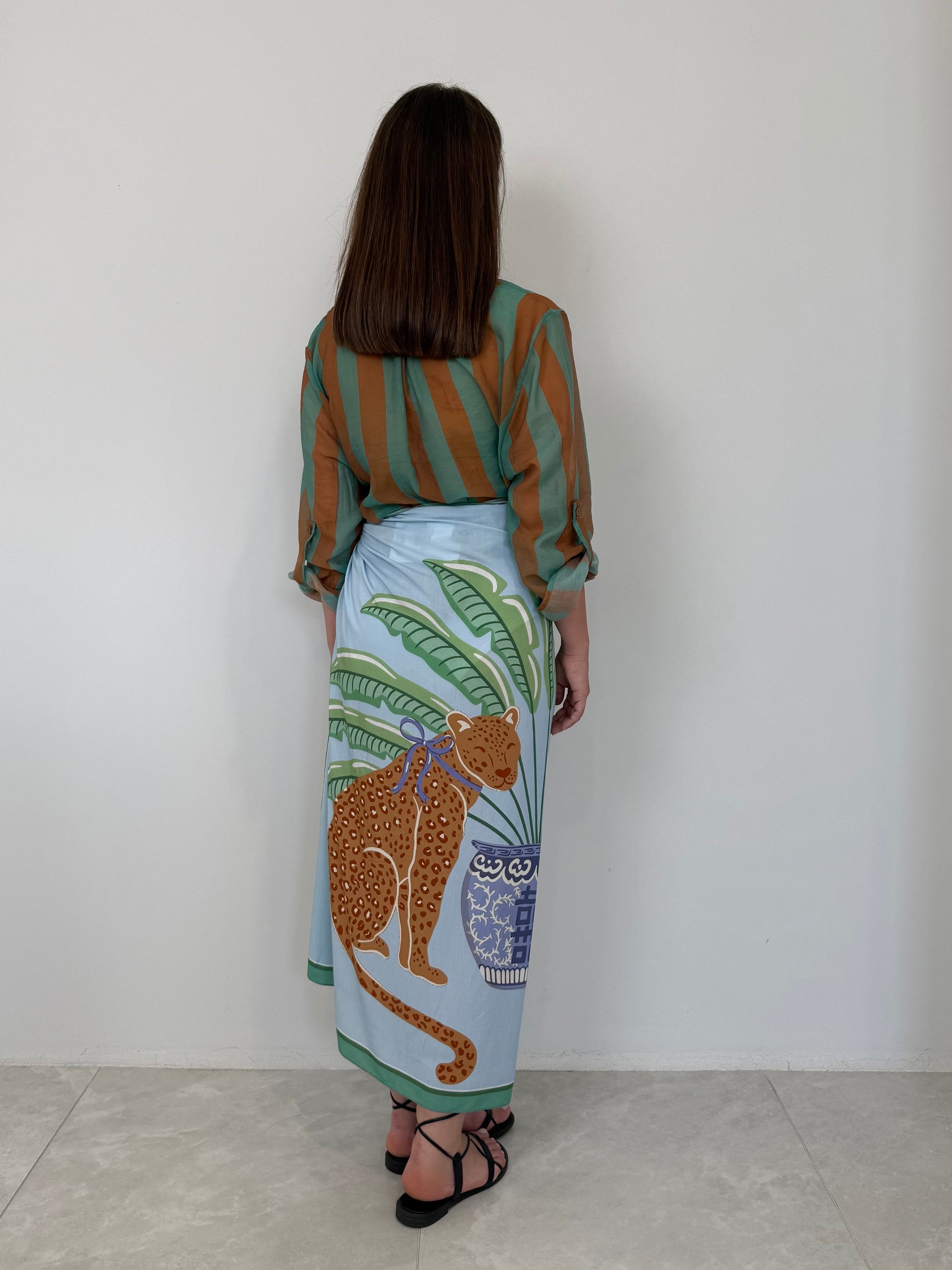 Haveone - Gonna pareo lunga con giaguaro