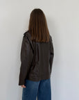 Haveone - Bomber in ecopelle liscia