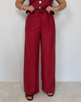 Haveone - Pantalone goffrato india