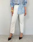 SusyMix - Pantalone a sigaretta bianco