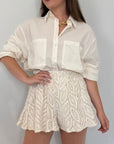 Haveone - Short svasato con punti luce