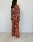 SusyMix - Pantalone paisley papaya