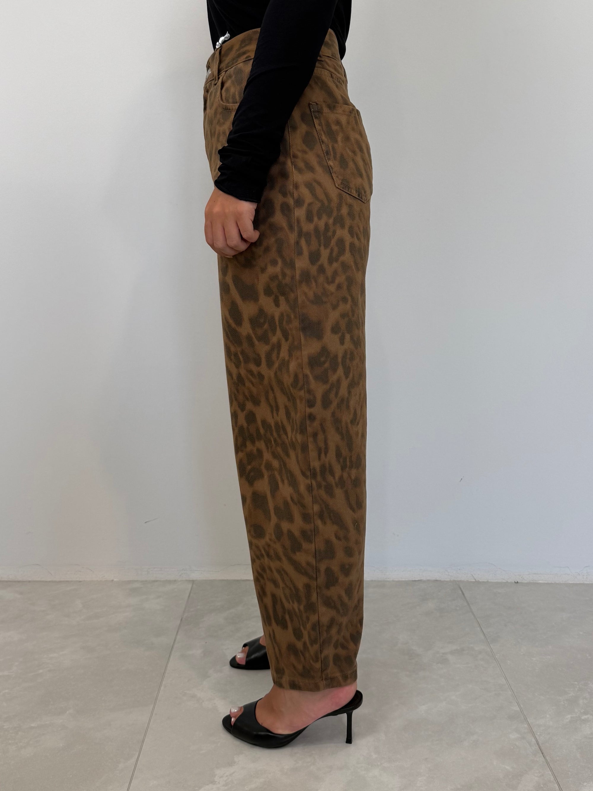 SusyMix - Jeans ballon animalier