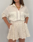 Haveone - Short svasato con punti luce