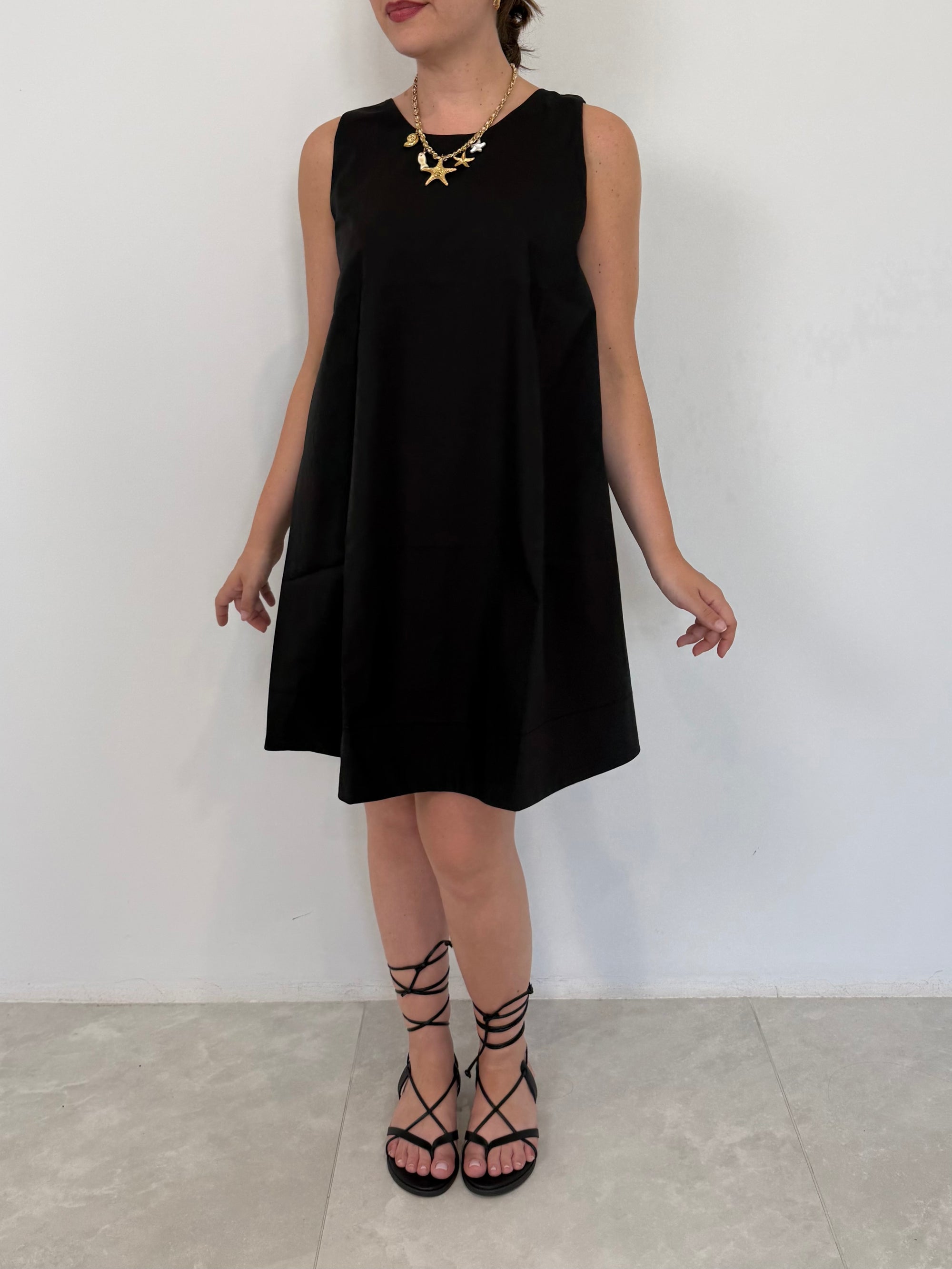SusyMix - Abito a trapezio con tasche nero