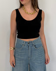SusyMix - Canotta crop nera