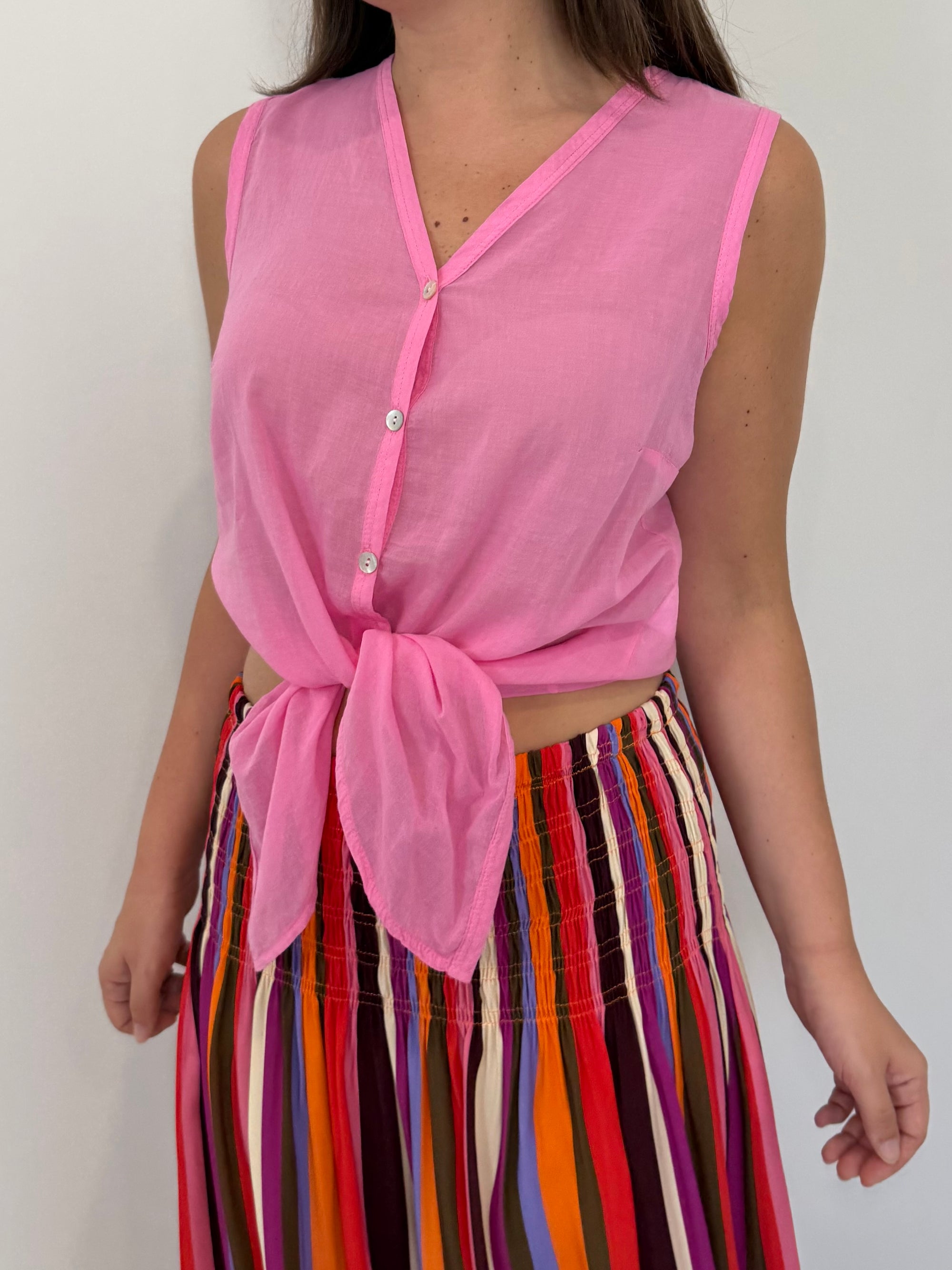 Tensione In - Camicia smanicata bonbon