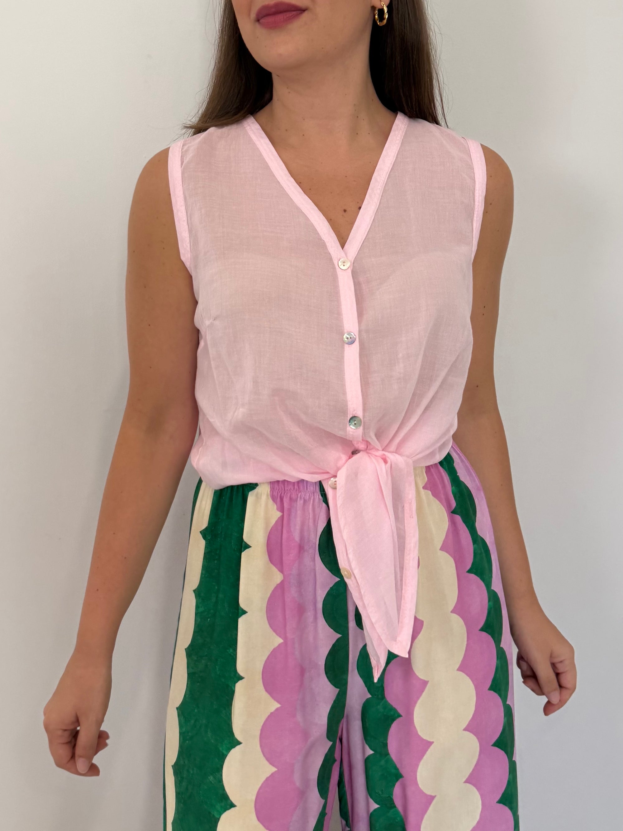 Tensione In - Camicia smanicata bubble