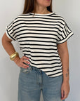 SusyMix - T-shirt righe nere