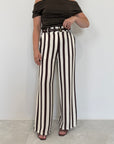 Haveone - Pantalone rigato moro