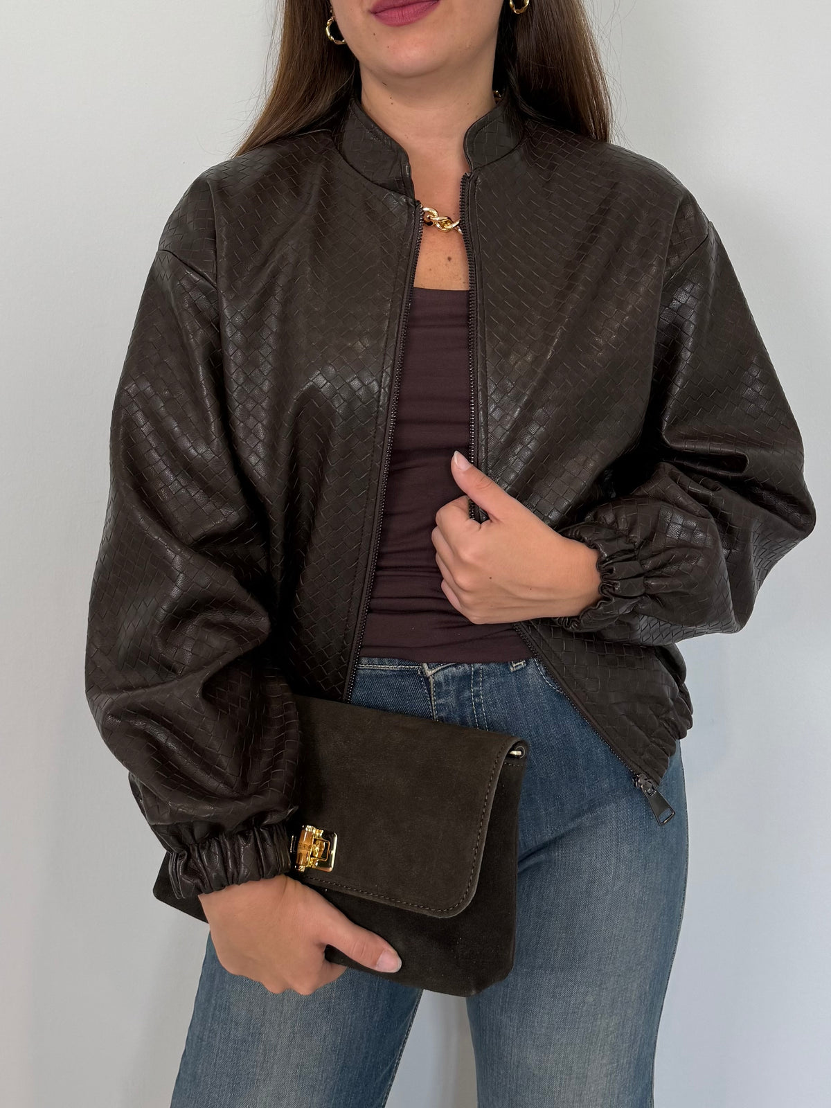 SusyMix - Bomber intrecciato Moro